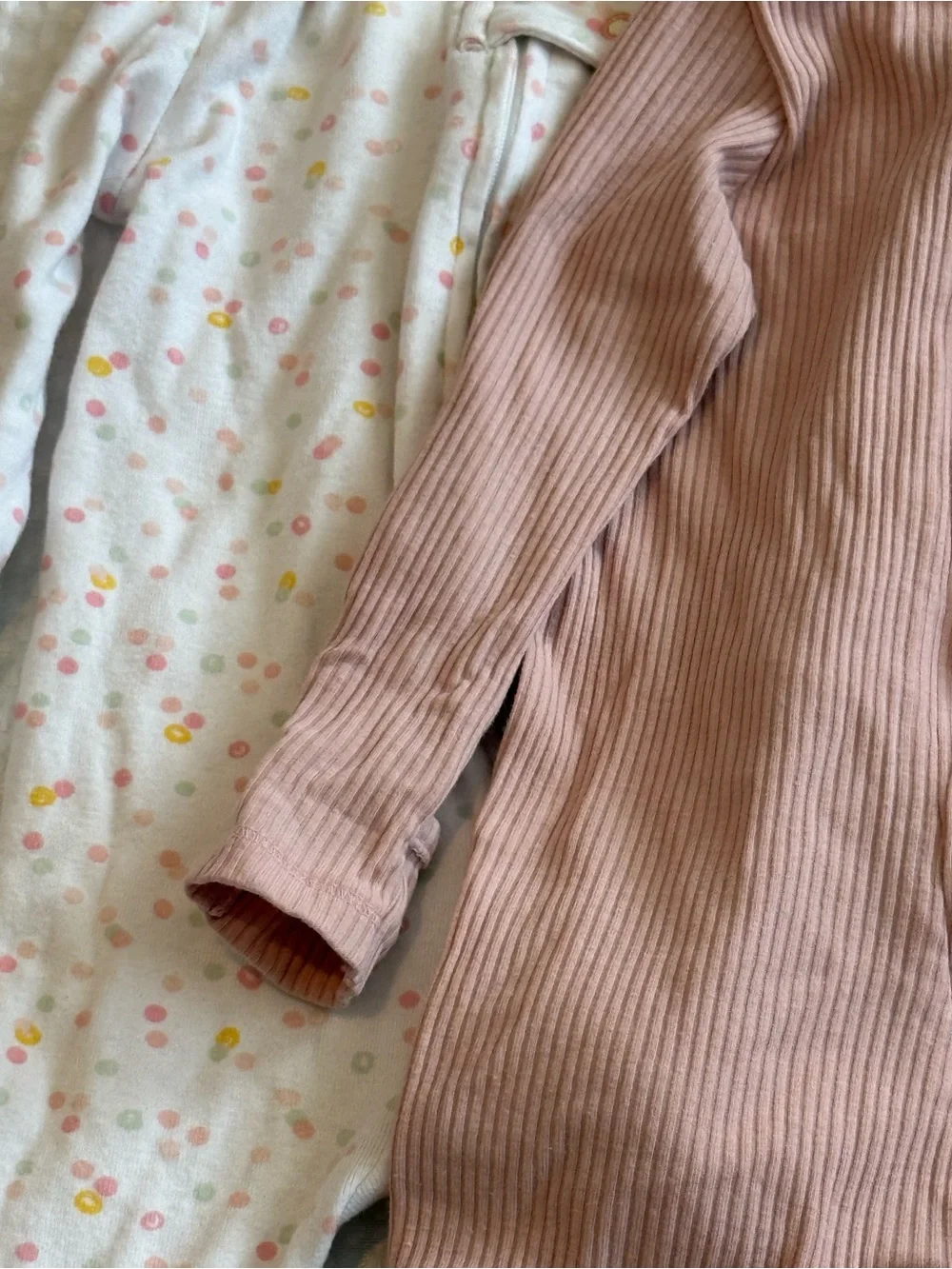 Bundle of 3 Girl 3-6m Sleeper Footies